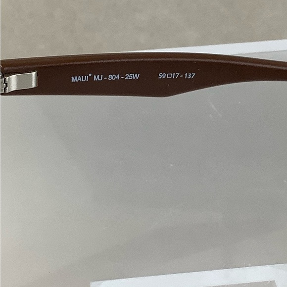 Maui Jim Makoa MJ 804-25W Wrap Brown Polarized Sunglass Frames Only Brown 59mm - Picture 13 of 16